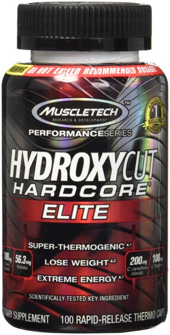 Hydroxycut Hardcore Elite , 100ct, 100mg